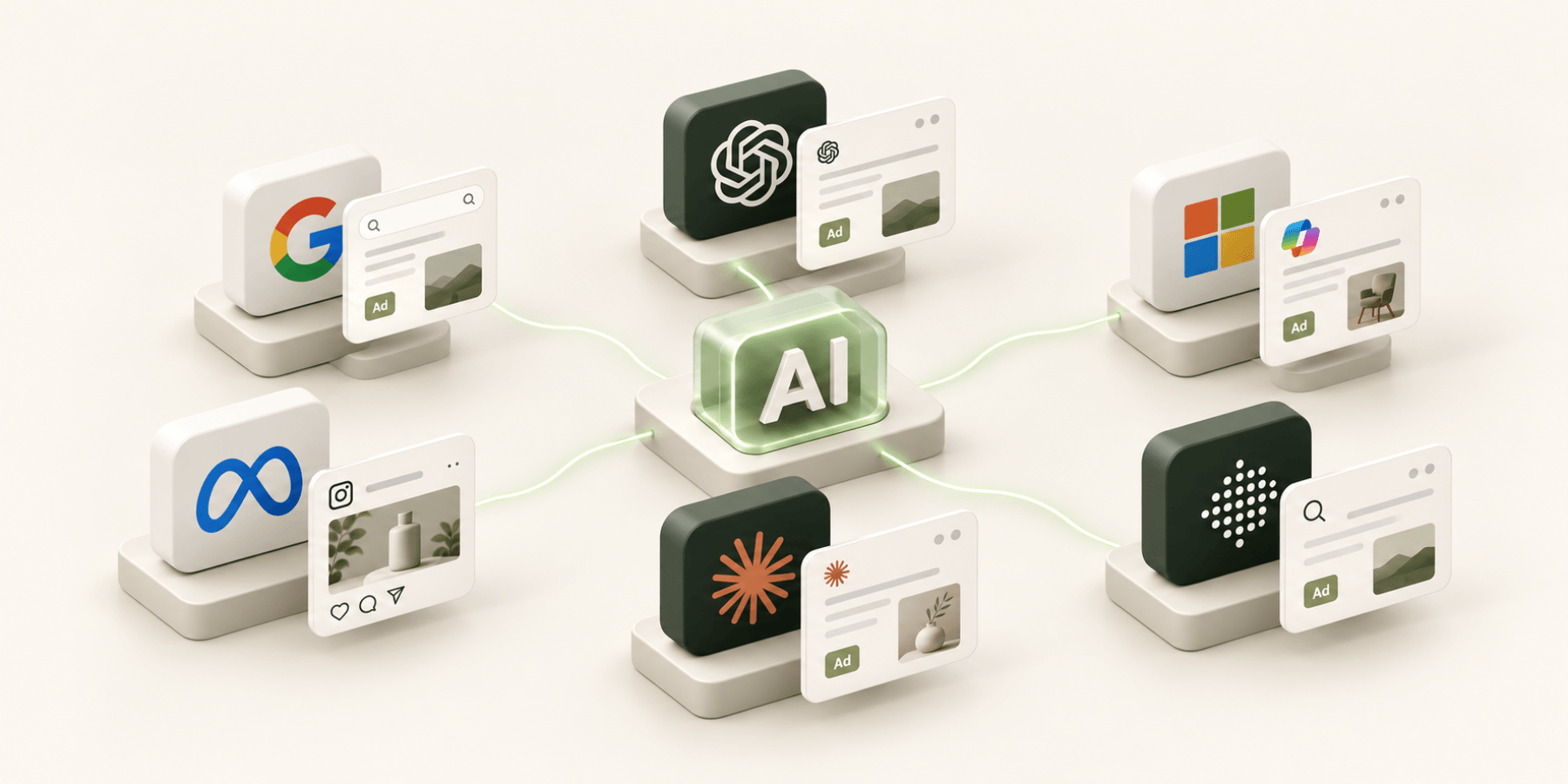 Adverteren via AI-platformen: ChatGPT, Google en Copilot